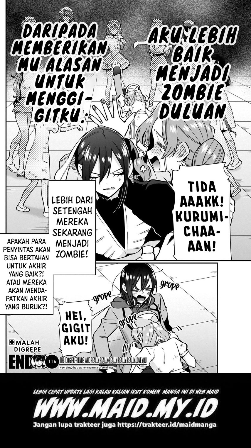 Kimi no Koto ga Dai Dai Dai Dai Daisuki na 100-ri no Kanojo Chapter 116 Gambar 22